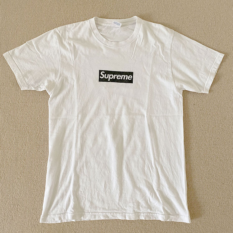 Supreme Paris Box Logo Tee White